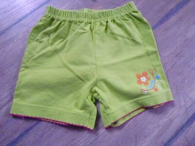 süße kurze Hose Sommer Gr.  68 hellgrün Mädchen Dopodopo mini