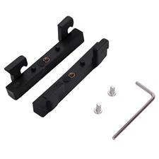 2PC Black For Side By Side Refrigerator Door Shelf Replacement Hook Pair New