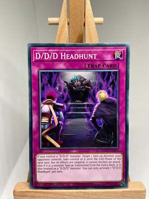 D/D/D Kopfjagd - 1. Auflage BACH-DE075 - NM - YuGiOh