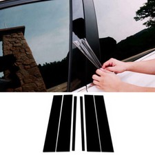 Fit Honda Pilot 2009 2010 2011 2012 2013 2014 2015 Gloss Black Pillar Posts Trim