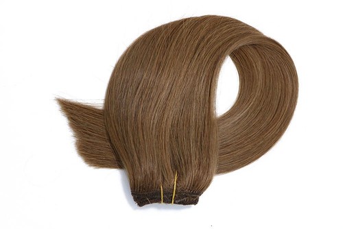 Double Weft Human Hair Extensions Weave Remy Real Russian Straight Hair 100g 12A - Picture 34 of 74
