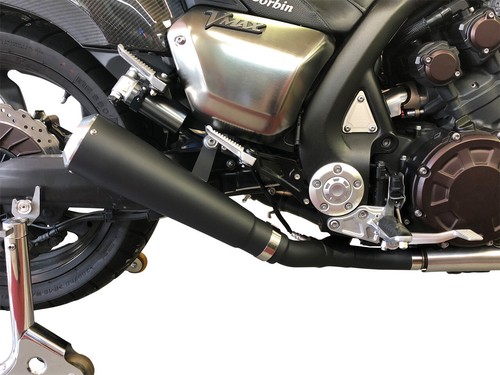 TwinStar 4 into 2 Slip-On Performance Exhaust 2009-2020 Gen2 Yamaha VMAX VMX17 - Picture 2 of 2