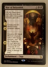 1x Rite of Belzenlok Dominaria Magic the Gathering MTG NM