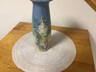 Weller Pottery Lamp Base Signed by Timberlake, With Beautiful Flowers