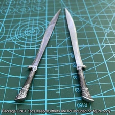 3D Hand-painted 1/12 Single Cool Knife Weapon Sword Model For 6" Action Figure