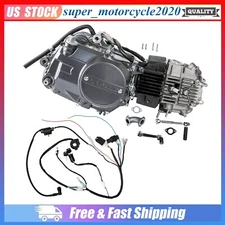 Lifan 125cc Engine Motor Wire Harness Loom With Light Wires Kit For CT70 CRF70