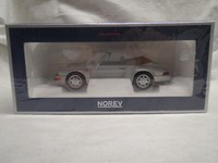 Porsche 911 Carrera 2 Cabriolet, 1990, Silber; Norev 1:18