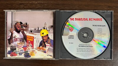 BIZ MARKIE - THE BIZ NEVER SLEEPS (CD) 1989!!! RARE!!! DIABOLICAL