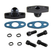 2PCS AN10 Turbo Oil Return Drain Flange Adapter For Garrett T25 GT28 T30 GT40