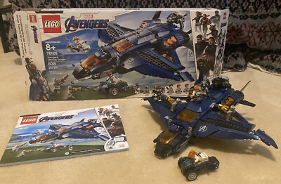 LEGO 76126 Marvel Avengers Ultimate Quinjet 100% Complete + Box