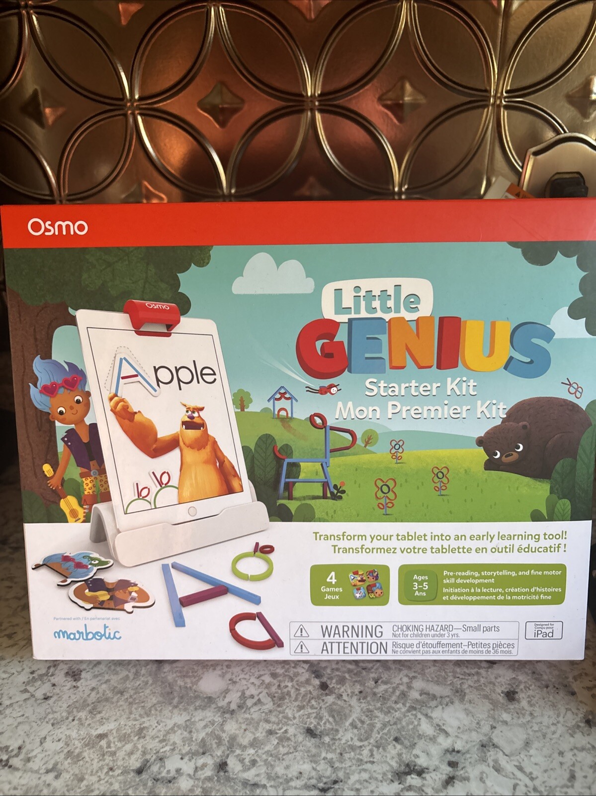 -Little Genius Starter Kit for Fire Tablet-4 Educational Learning Games-Presc...