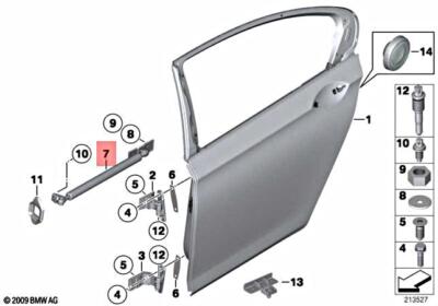 Genuine BMW Alpina Hybrid 7L B7 B7L B7LX B7X Door Brake Rear Right  