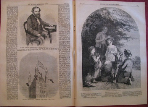 ILLUSTRATED LONDON NEWS 1860 Garibaldi Sicily,Coronation King Sweden,Derby Epsom - Picture 2 of 4