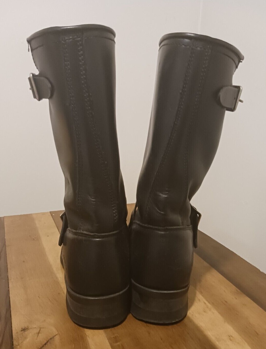 Dingo Rob 11" Engineer Harness Motorcycle Boots Black Leather Men Size