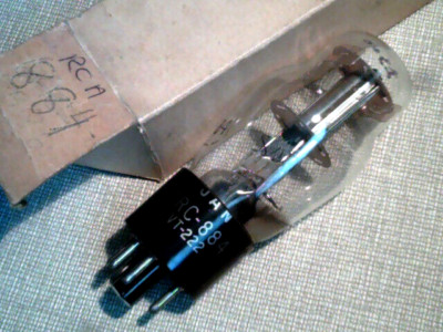 Vacuum Tube 1ea type JAN-CRC 884 RCA  VT-222 tstd NOS  amp radio amplifier ham