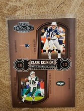 2004 Playoff Honors Class Reunion #CR-17 Tom Brady/Chad Pennington ser#/1500