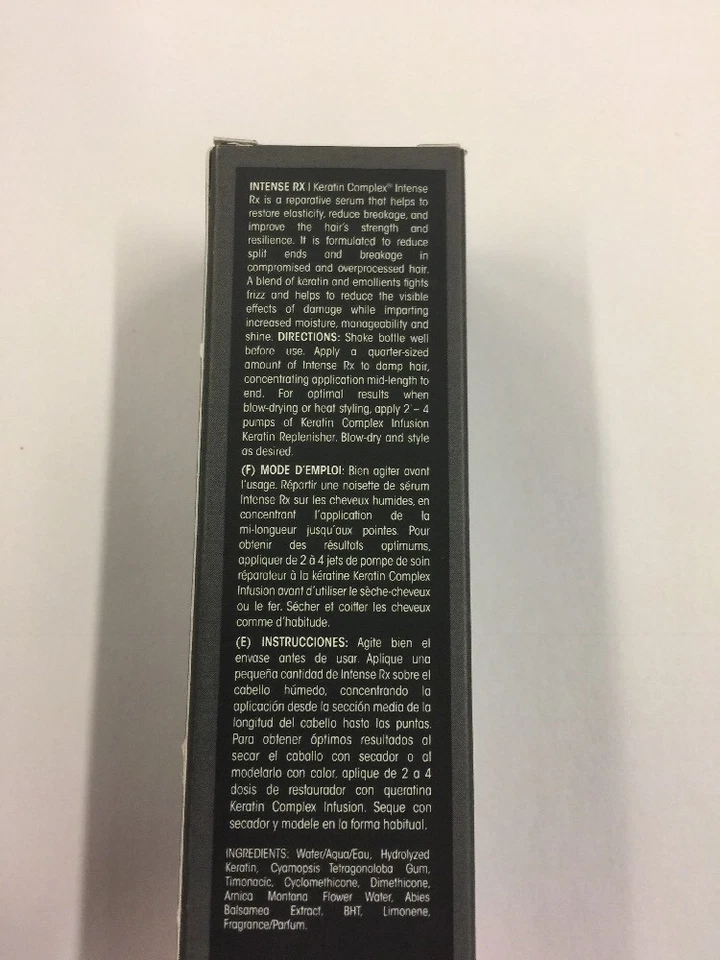 Suero reparador Keartin Complex Intense Rx 1 OZ Foto 3 de 4