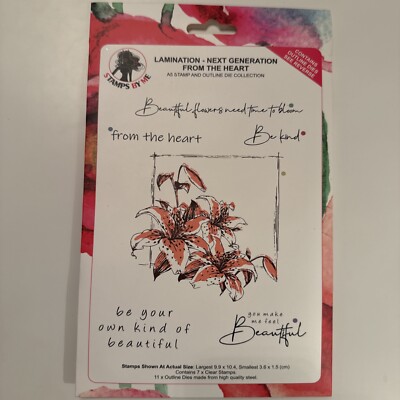Neue Briefmarken von mir Laminierung Next Generation From The Heart Stempel & Umrissstanze