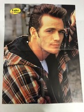 Luke Perry Jordan Knight Teen Magazine Poster Fold out Beverly Hills 90210 Nkotb