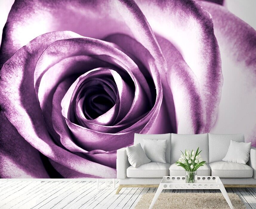 Wandsticker Mit Herzen & Rose – Personalisierbarer Vinyl-Aufkleber, Größe L (950 X 290 Mm) – Für Glatte Wände