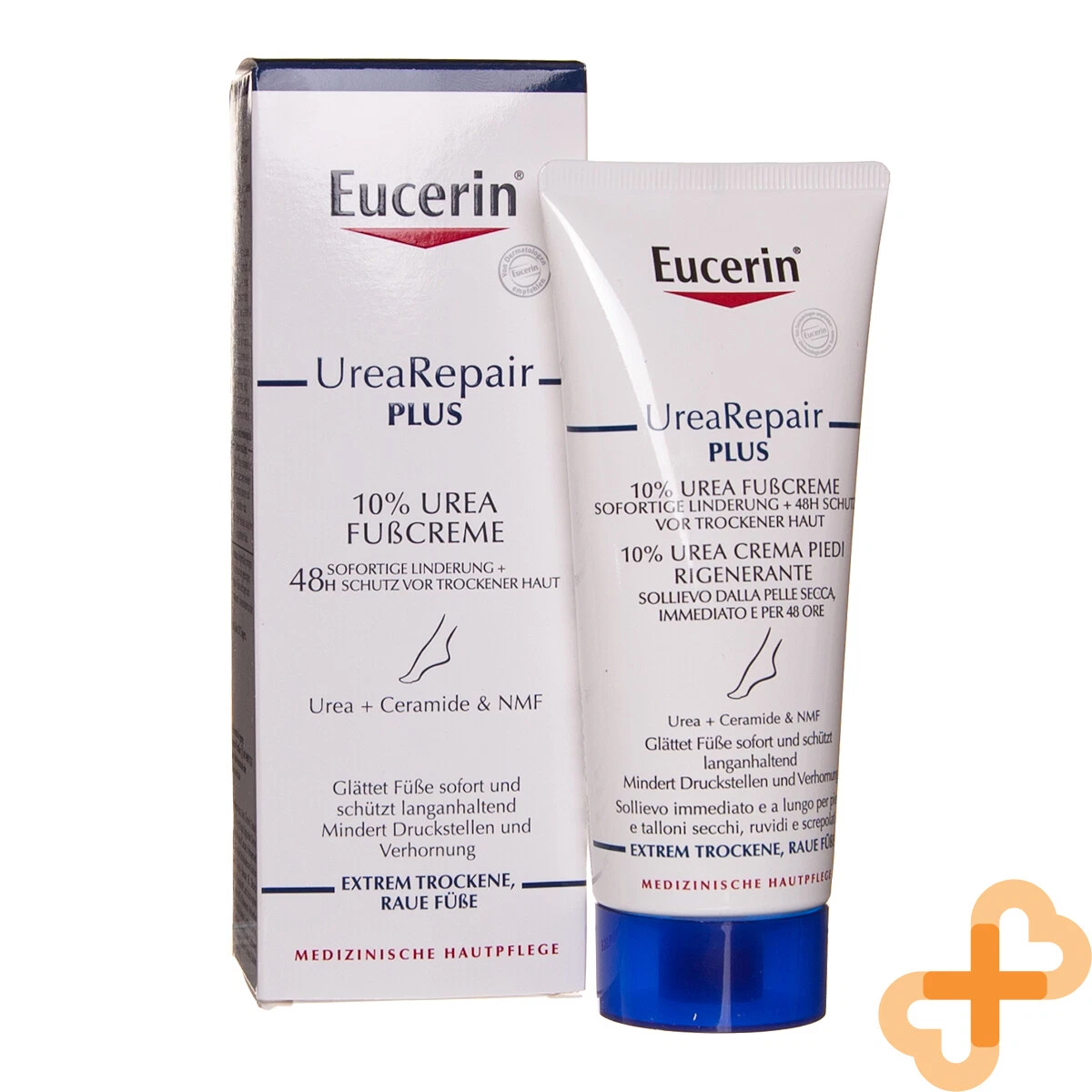 Eucerin Urea Repair Plus Foot Cream For Dry Rough Skin Repair 100ml