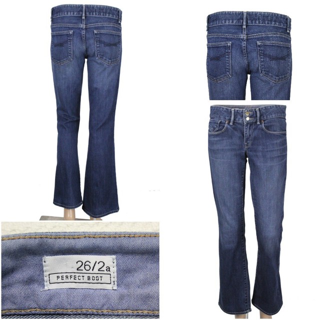 GAP 1969 Women's 26/2a Perfect Boot Cut Stretch Denim Jeans 29