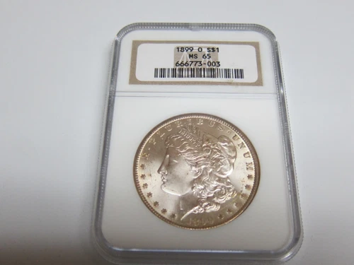 1899-O CERTIFIED NGC MS 65 MORGAN SILVER DOLLAR Nice Full Luster High Grade Coin