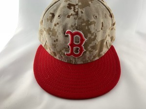 camouflage red sox hat