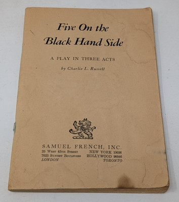 Five On The Black Hand Side Play by Charlie Russell Samuel French 1977 VTG Book