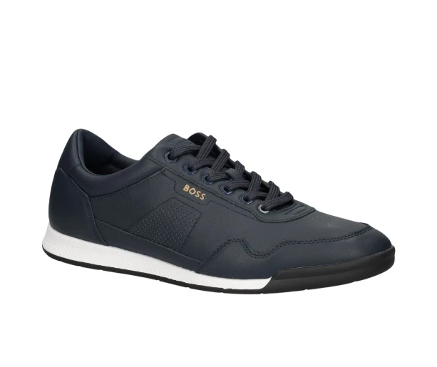 HUGO BOSS DARK BLUE MENS SHOE SNEAKER TITANIUM SL LTPF 50542099401