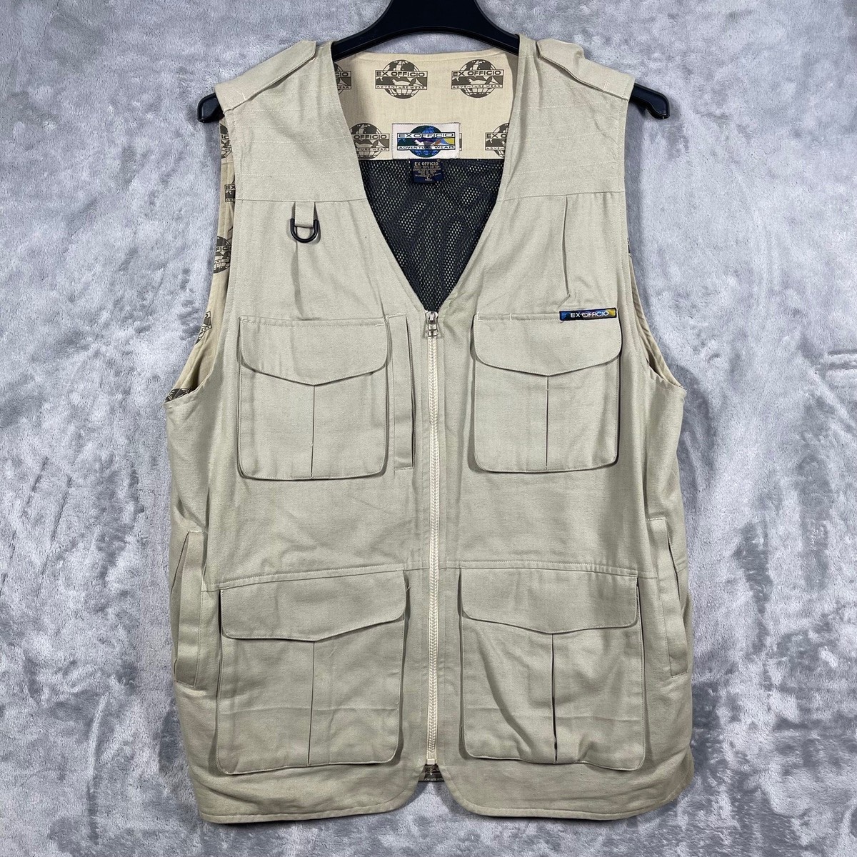 Gilet De Pêche ExOfficio Travel & Adventure - Beige, Taille S - Unisexe