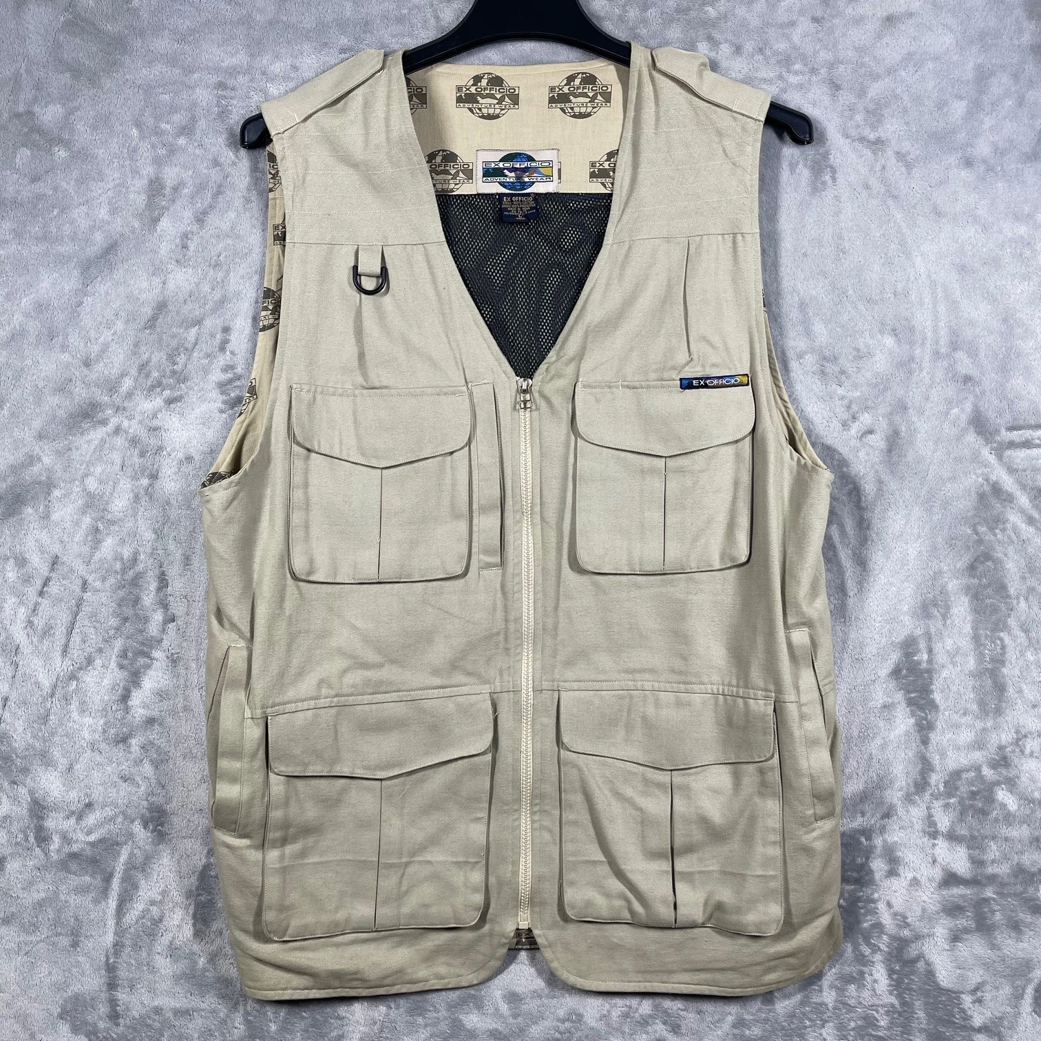 EX OFFICIO Adventure Wear Vest Mens L Beige Khaki Utility Pockets Fishing Hiking
Opens in a new wind