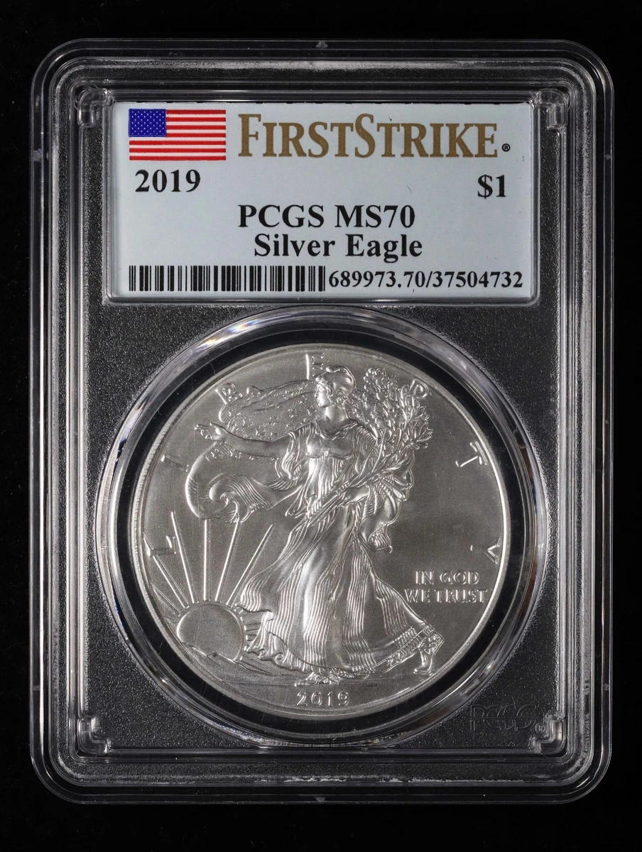 American Eagle MS 70 Graded 2019 Silver Bullion Coins Just Listed 2026