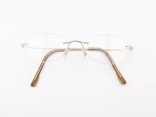 Calvin Klein Eyeglasses, Frames Only, 041 Gold, 48-18-140, Metal, Japan
