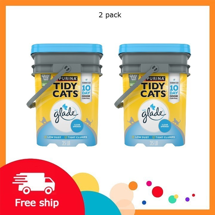 Purina Tidy Cats Clumping Cat Litter, Glade Clear Springs De