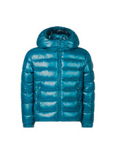 Save the Duck piumino bambino Niles con cappuccio ottanio