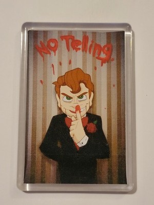 Gänsehaut Slappy der Dummy Horror Acryl Kühlschrankmagnet Film R.L Stin Film DVD