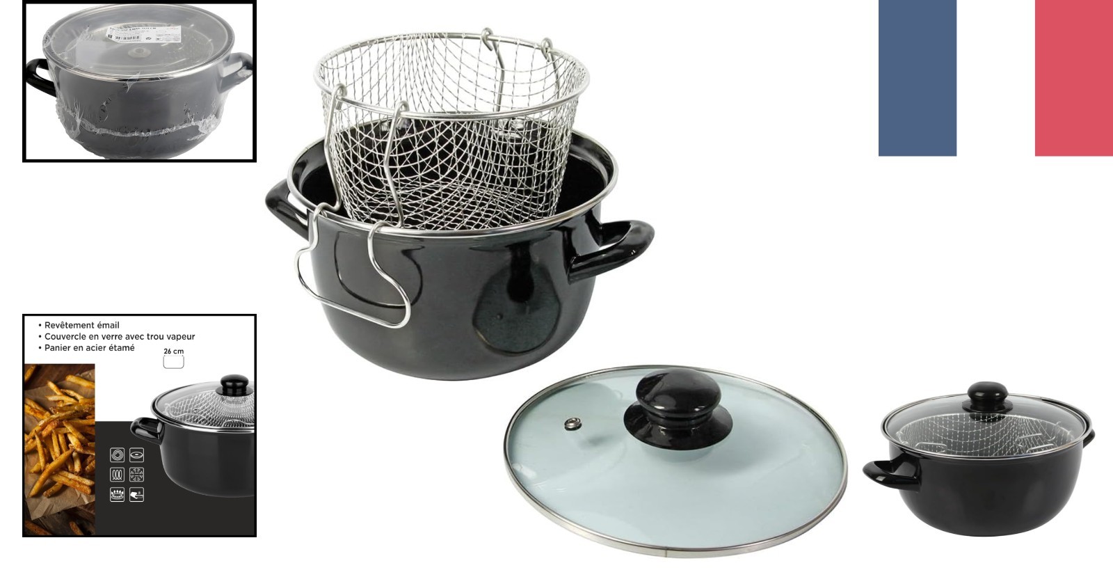 Friteuse Traditionnelle Crealys pour frites maison croustillantes en famille
