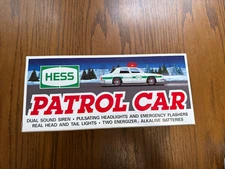1993 Hess Patrol Police Car (New In Original Box)