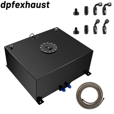 #ad dpfexhaust 20 Gallon Aluminum Fuel Cell Gas TankCapLevel Sender Fuel Line Kit $149.99