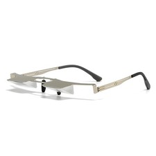 Lazy Glasses Prism Glasses for Lying Down Reading Alloy Frame Horizontal Read...