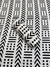 High Quality Tribal Geometric African Wax Print/African Fabric/Multicolor-6 Yds