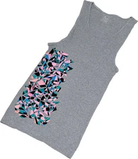 Floral Camouflage Tank Top/Unisex/Athletic Fashion Wear/Medium/Teens/Adults