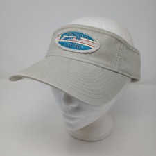 Panama Jack Distressed Patch 100 Cotton Adjustable Sun Visor Hat Cap