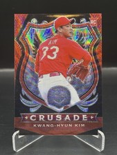 2020 Panini Chronicles Crusade Kwang-Hyun Kim Ruby Wave Prizm /199 (RC) Korea