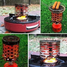 Portable Camping Heater Mini Tent Heater Stainless Steel Outdoor Stove Warmer