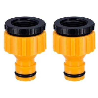 TOPWAYS 3/4 inch and 1/2 BSP 2in1 Piccolo, Tap Connector 2pack 