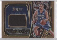 2019-20 Panini Select Throwback Memorabilia Copper Prizm 36/49 Kevin Love s3g