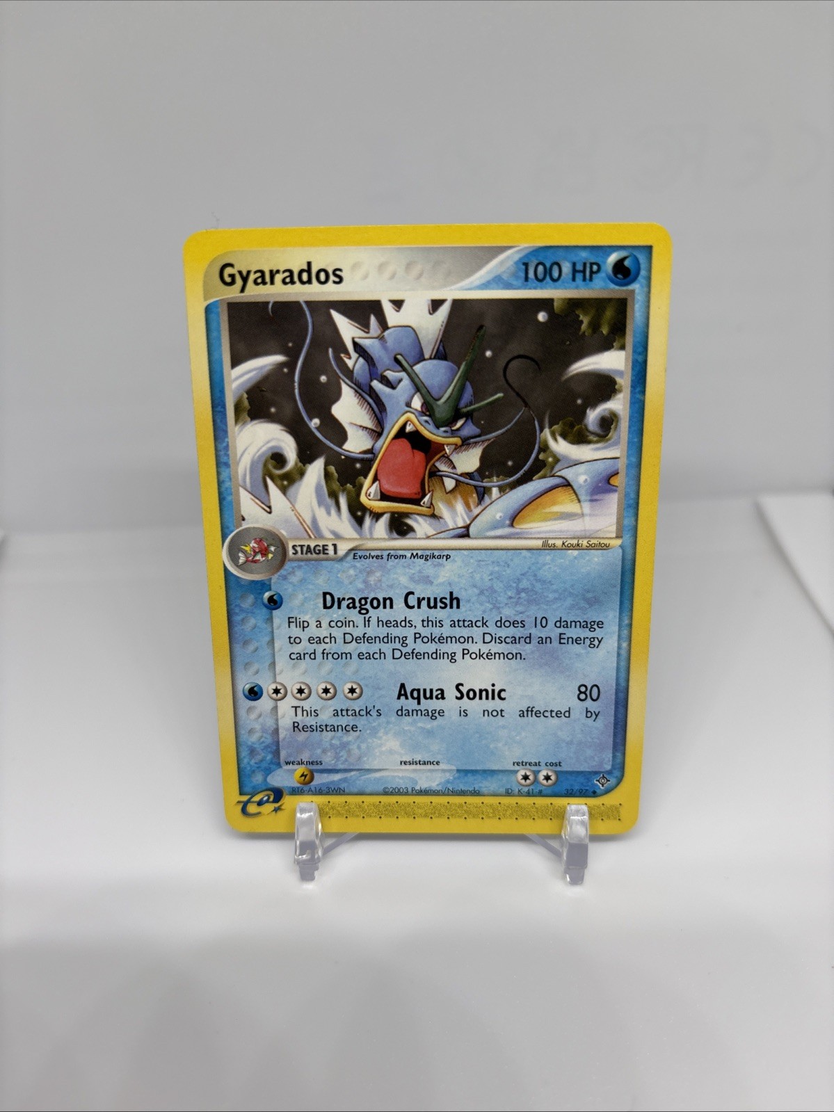 Pokemon TCG Gyarados 32/97 Ex Dragon Card E Series Regular LP Vintage