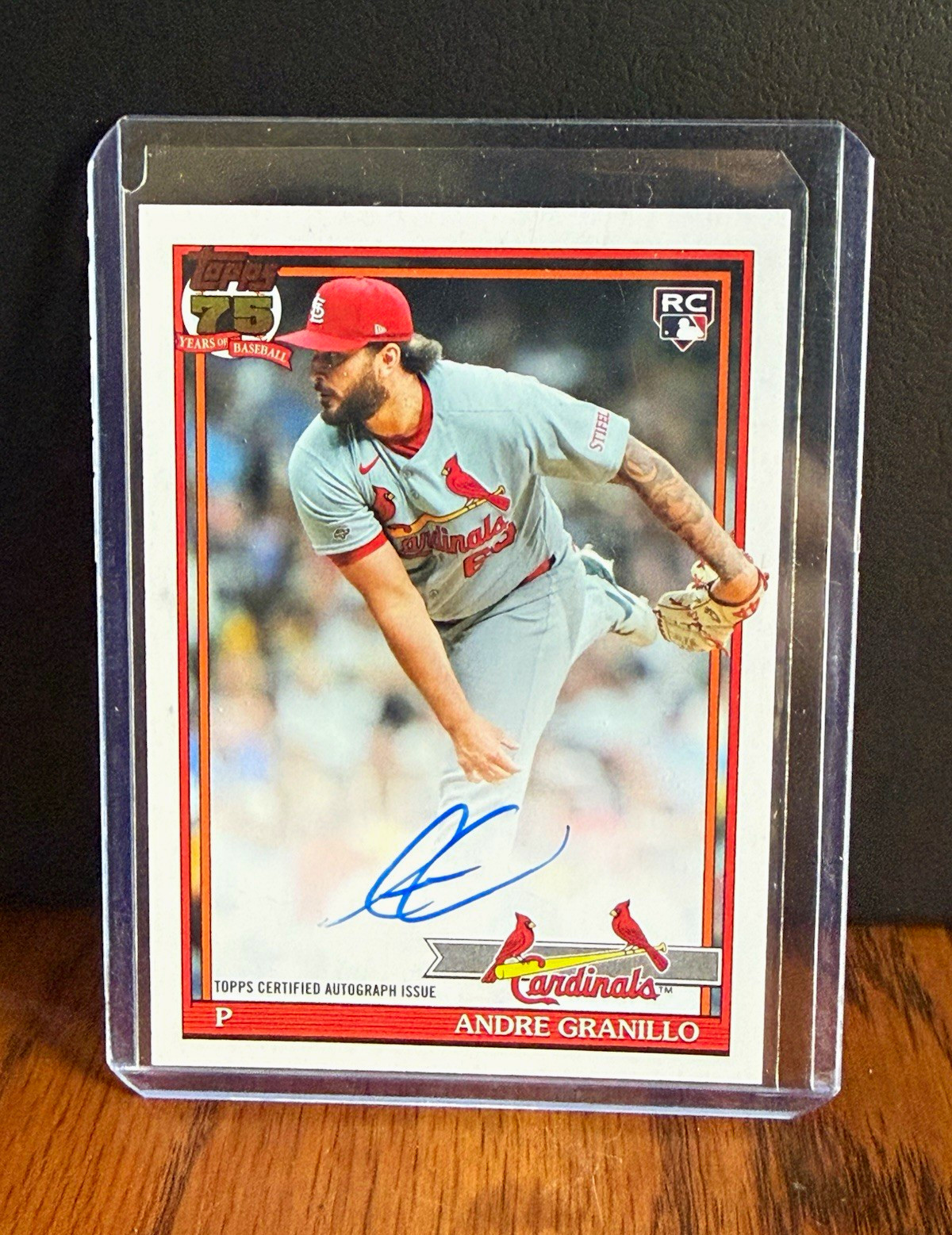 2026 Topps Baseball 1991 Auto RC Andre Granillo Cardinals #91B2-AG